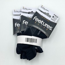 Feetures 3 Pairs Women's Elite Athletic Ultra Light No Show Tab Socks Size Med