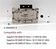 Granzon GPU Water Block Use For Sapphire Radeon RX 6800XT/ RX6900XT Nitro+
