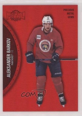 2021 Skybox Metal Universe Alternate Jersey PMG Red 19/100 Aleksander Barkov 0w2