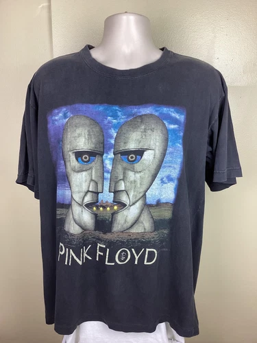 Pink Floyd Concert T-Shirt Black XL 90s Division To 1990s vintage concert t-shirt, vintage, size XL, single stitch, B+ condition