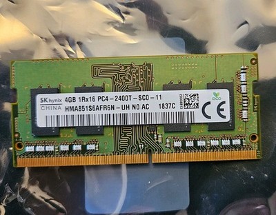 SK Hynix 4GB DDR4 2400MHz SODIMM Laptop RAM HMA851S6AFR6N-UH 260-Pin