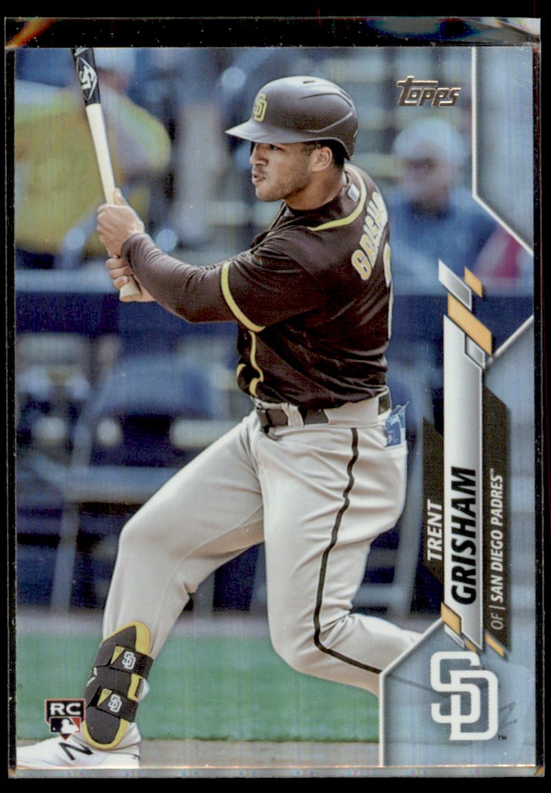 Trent Grisham 2020 Topps Update Rainbow Foil RC #U-83 San Diego Padres