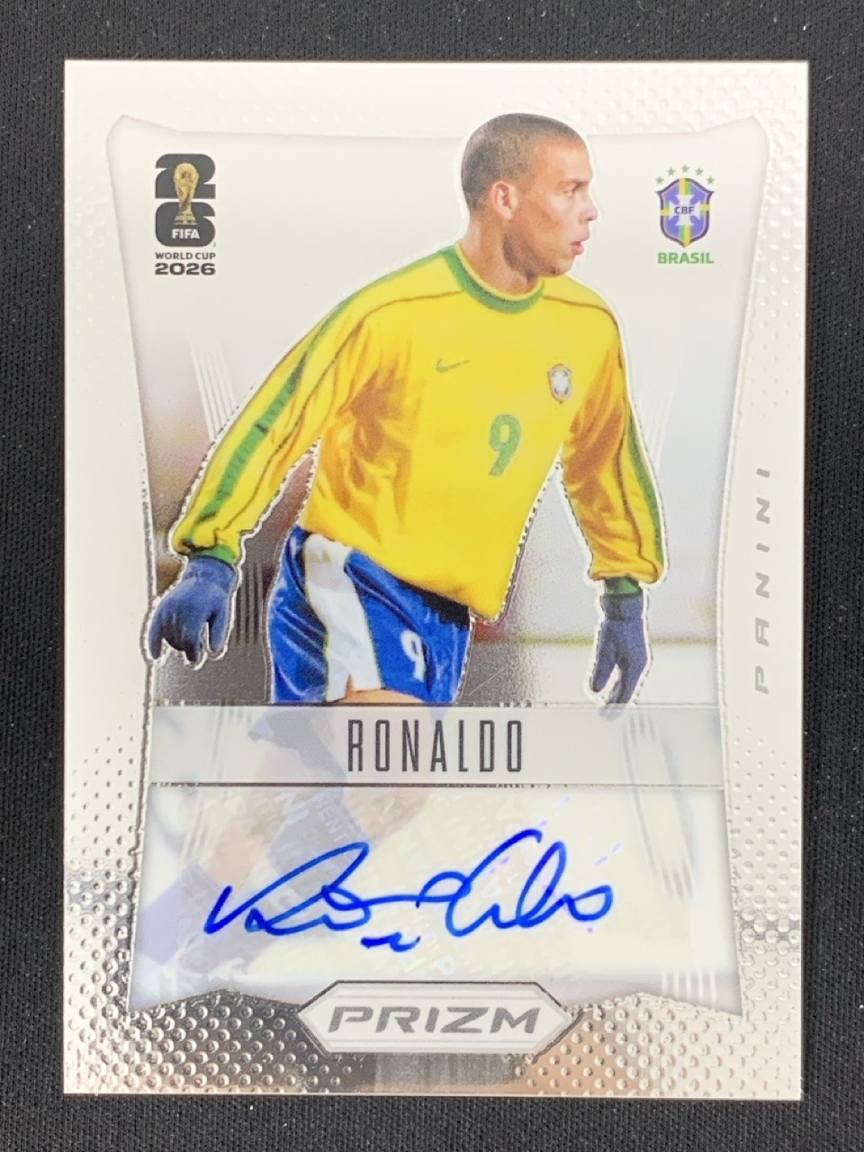 Ronaldo 2026 Panini Prizm FIFA World Cup 2012 Throwback Auto #12-R9 -ke4 view 1