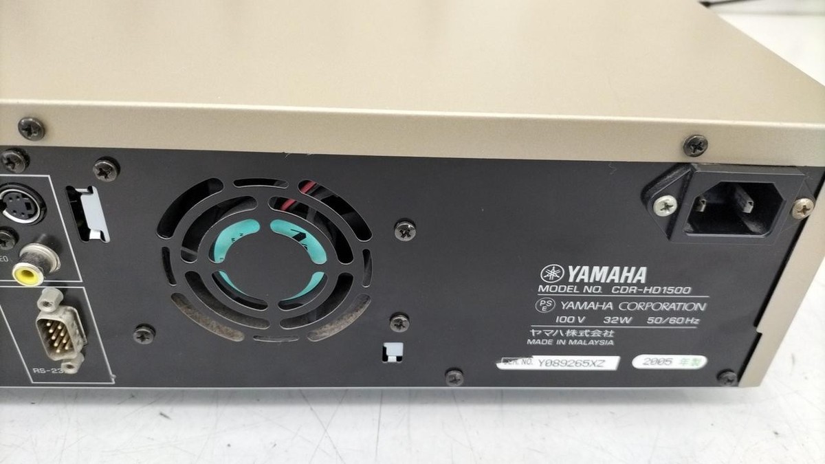 YAMAHA　CDR-HD1500 YAMAHA CDR-HD1500 CD Recorder HDD W/ Remote Works Tested From