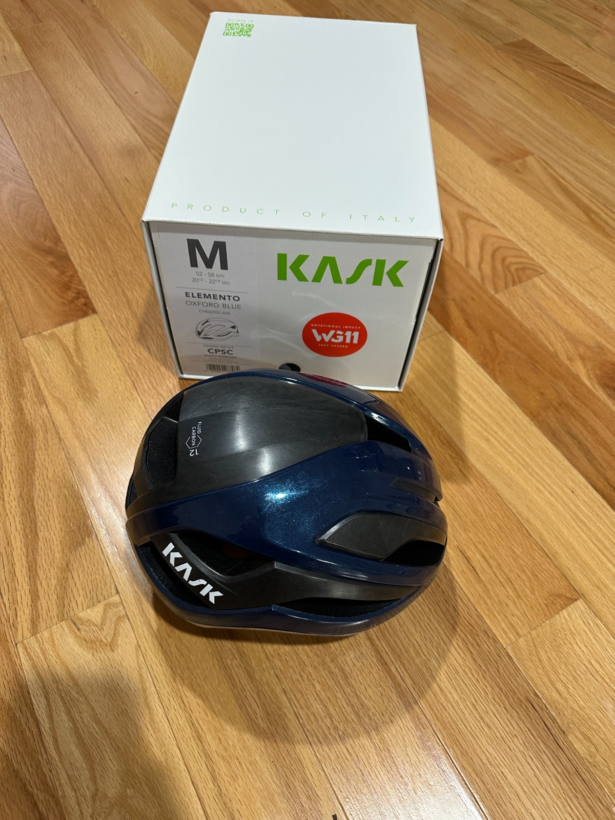 Casco de ciclismo Kask Elemento azul talla mediana