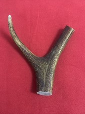 ONE PIECE OF DEER ANTLER, Y SHAPED FOR SLINGSHOTS, WALKING STICKS, ARTS (595)