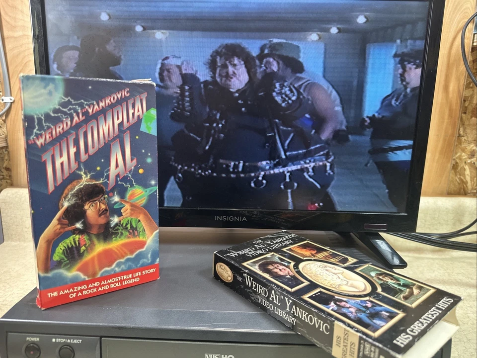 "Weird Al" Yankovic - The Compleat AL (VHS) + greatest hits video library - Image 3 of 4