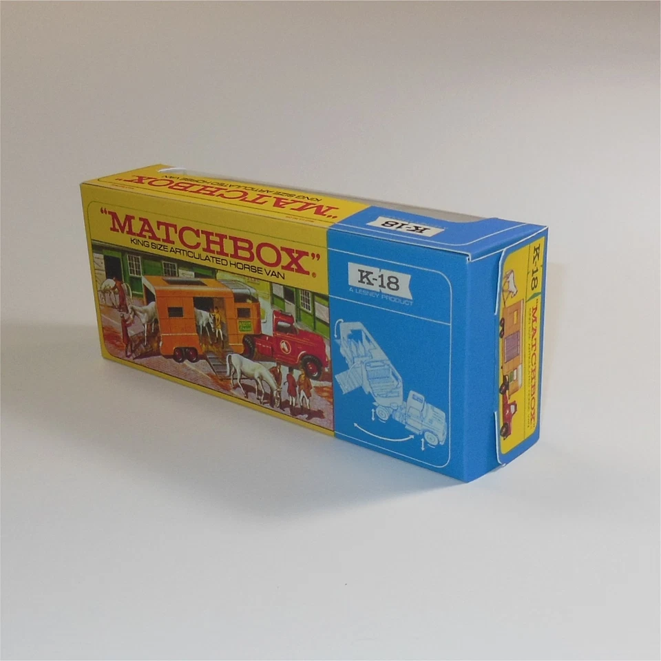 Matchbox Lesney King Size K 18 Dodge Articulated Horse Box Repro Box Set - Image 2 of 4