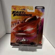 Hot Wheels Fast & Furious Nissan 240SX S14 1:64 Diecast Real Riders Red