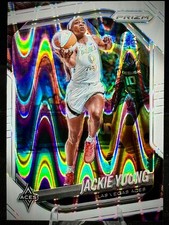 2025 Panini WNBA Prizm - Jackie Young #23 - White Seismic Prizm