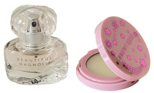 2-ESTEE LAUDER-BEAUTIFUL-MAGNOLIA- .14 FL. OZ.SPRAY .04 OZ. SOLID-NEW