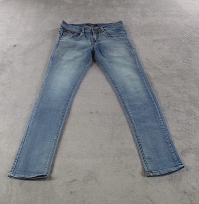 Diesel Jeans Mens Blue Light Wash Slim Straight Zip Fly Denim Industry 30x29 **