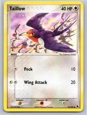 2003 POKEMON RUBY & SAPPHIRE TAILLOW 72/109 C NM A106451 FREE S&H
