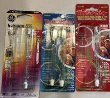 Halogen Heavy-Duty Lamps, 500-Watts, 1-Pk. , See Pictures  