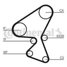 Continental Ctam Zahnriemen-Satz CT1104 | 157094