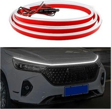 59" Car Hood Light Strip, Flexible Daytime Running Light Dynamic Scan Start Up H