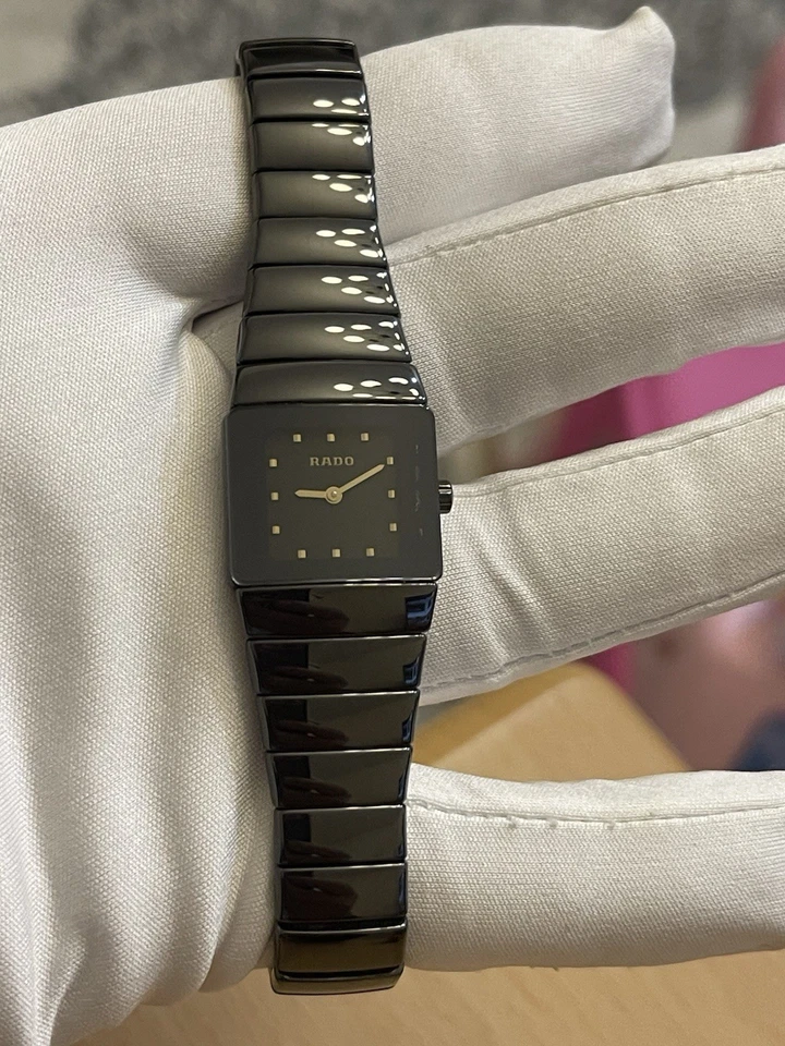 Reloj de cuarzo Rado Diastar 21 mm esfera cerámica diamante, alta tecnología, 153.0337.3 Foto 4 de 4