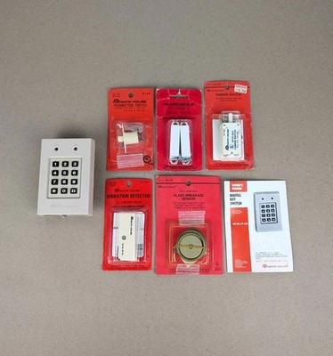 NOS Safe House Digital Key Switch 49-535 Switch & Detector Sensor Lot Vintage