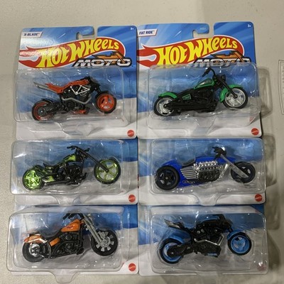 Hot Wheels MOTO 1:18 Set X-Blade, Fat Ride, Ferenzo, Rollin