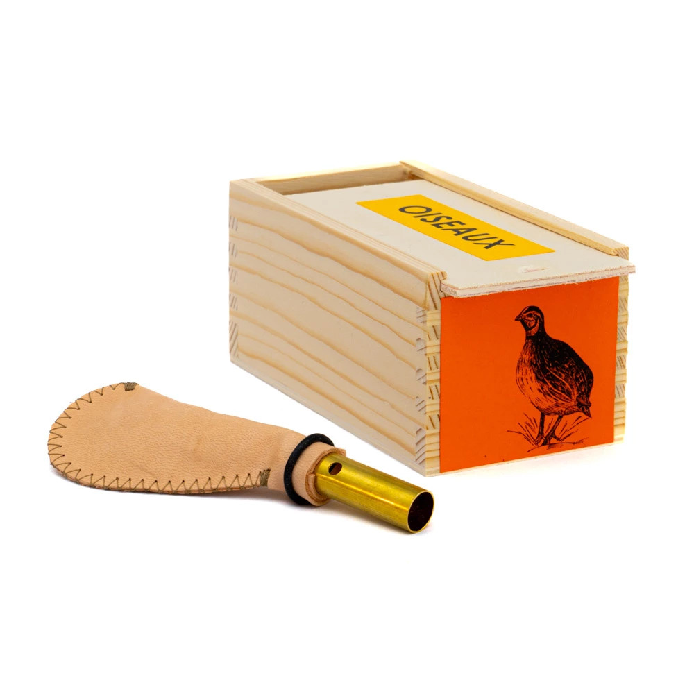 Appeau caille des blés sifflet de rappel petit gibier pour chasseur