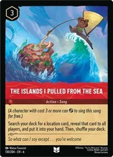 Disney Lorcana TCG - Azurite Sea The Islands I Pulled From the Sea 130/204 FOIL
