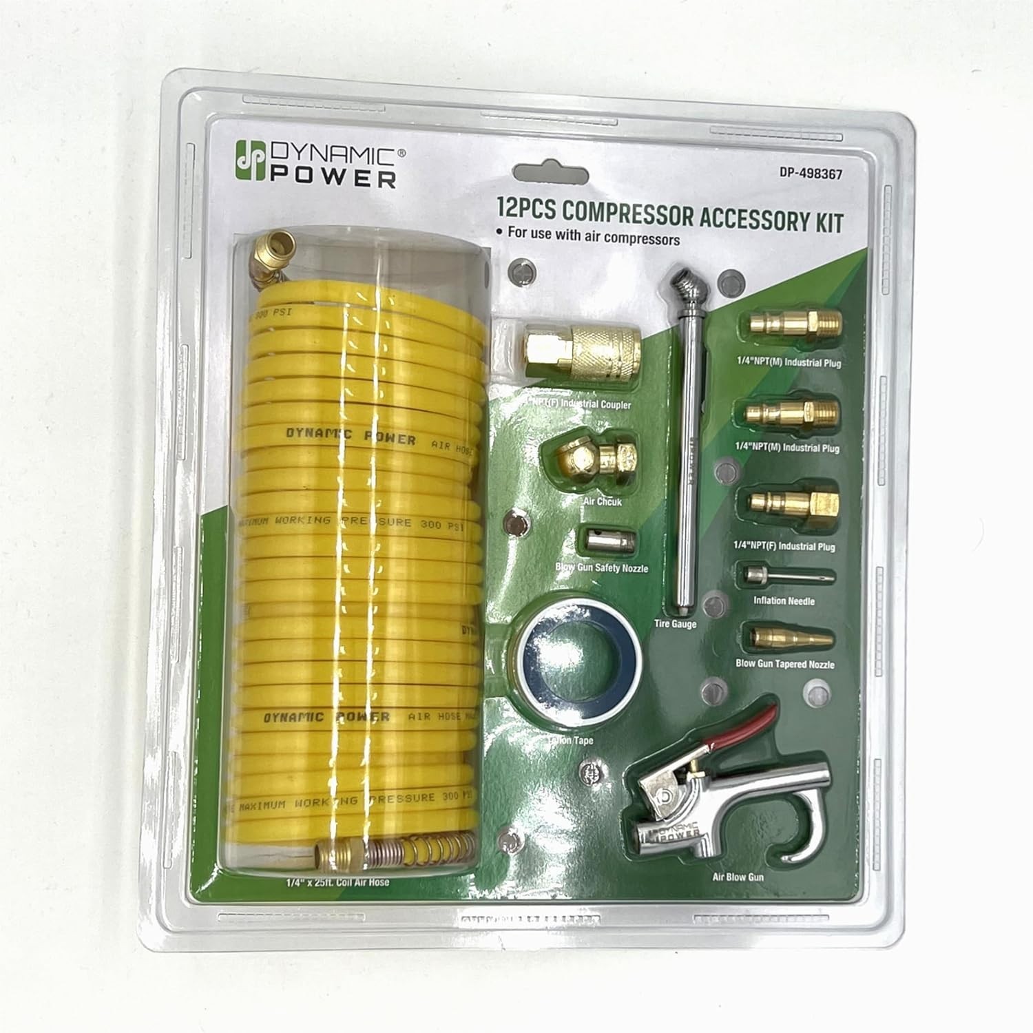 Accessory Kit &ndash; Includes Yellow Hoses, Fittings, Coupler
