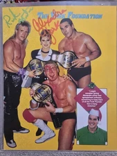 Ricky Morton Alexandra York Foundation Signed 8x10 Wrestling Photo WCW NWA