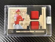 2025 Panini Three and Two Prospect Dual Jerseys Black #28 Brady House #18/49 NAT