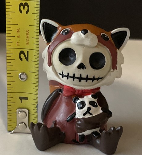 Summit Collection Furrybones REDDINGTON Il Panda Rosso (Y9174) Figura Scheletro - Foto 11 di 12
