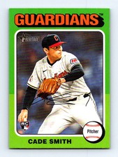 #611 2024 Topps Heritage Cade Smith RC Cleveland Guardians