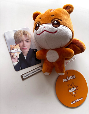 ATEEZ HONGJOONG ANITEEZ JJOONGrami Keyring Plush Doll + Photocard