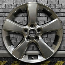 Full Face Hyper Bright Smoked Silver Oem Wheel For 2006-2009 Lexus Rx350 - 18x7