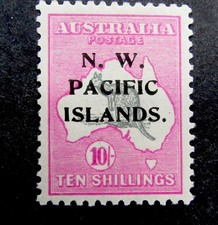 nystamps British Australian North West Pacific Islands # 37 MOGH $200 Y1y1824