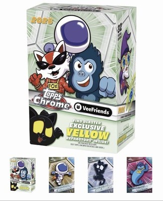 Lot of 10 - 2026 TOPPS CHROME VEEFRIENDS VALUE BLASTER BOX  [PRESALE]