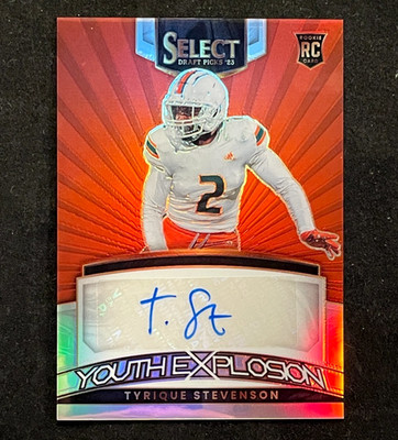 Tyrique Stevenson 2023 Select Draft Picks Red Prizm Youth Explosion #YS-TST Auto