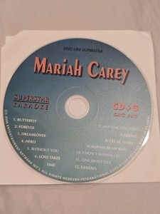 SKG-903 MARIAH CAREY SUPERSTAR KARAOKE CD+G DISC