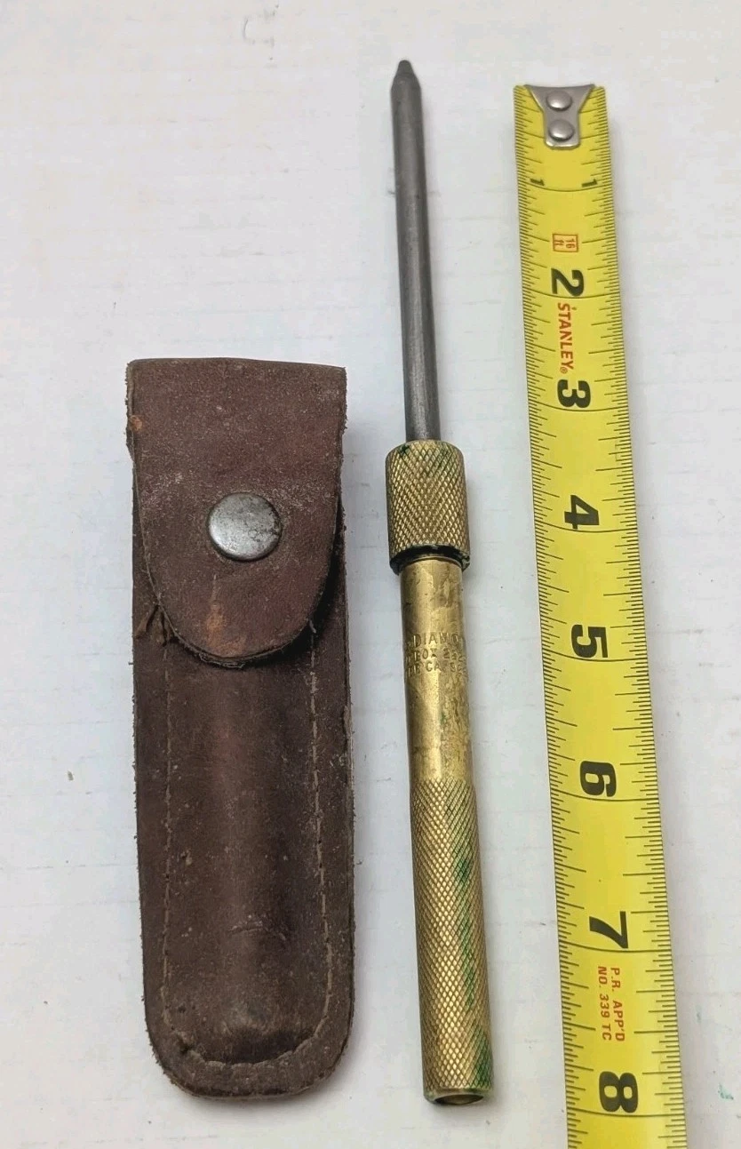 EZE-LAP Diamond Pocket Sharpening Hone Rod Vintage Made In USA W/ Leather Case
Opens in a new window