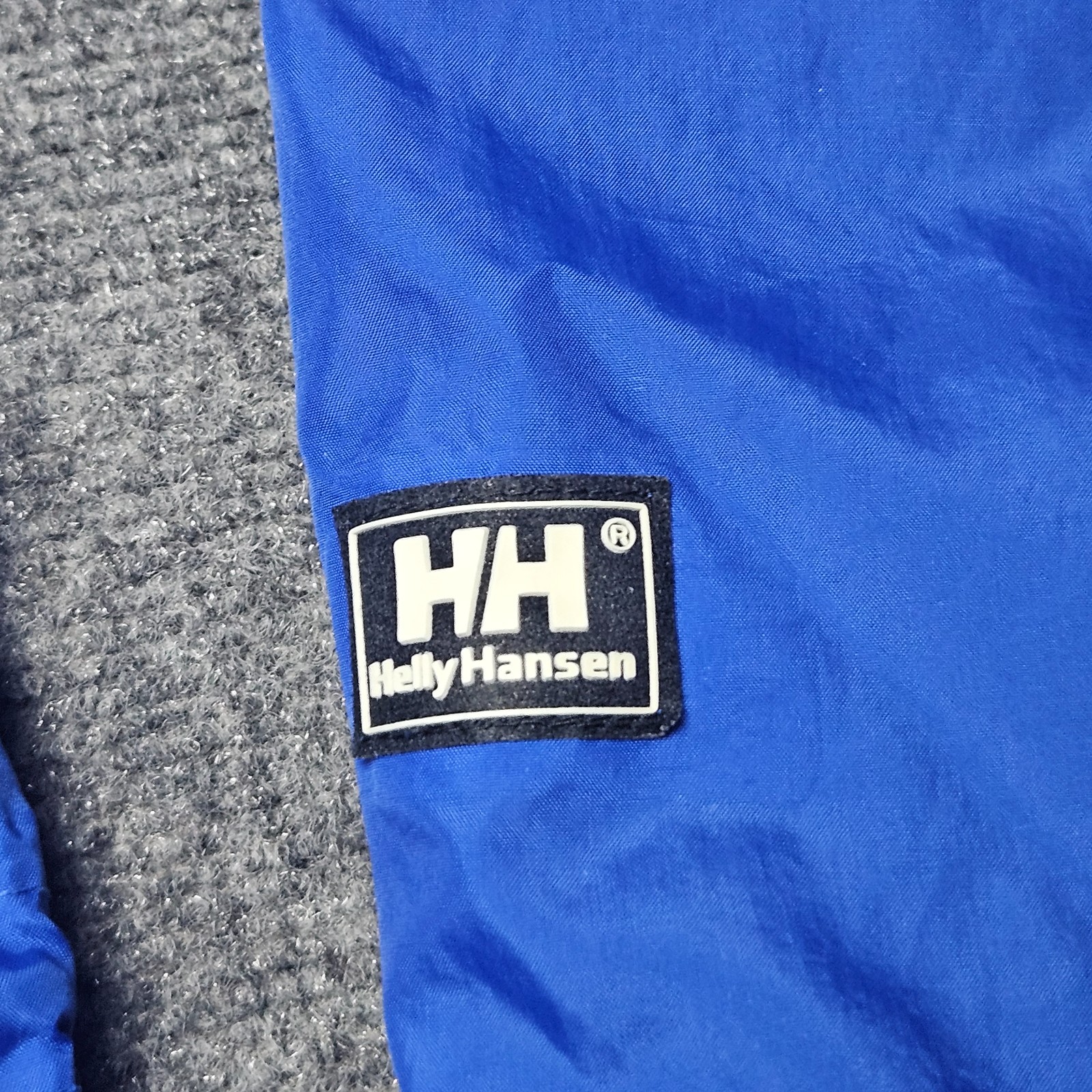 Helly Hansen Rain Jacket Large Blue Nylon Hooded … - image 7