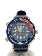 SEIKO Solar Watch Analog Rubber BLK BLK H851 00A0 Used Belt