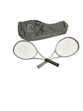 Prince Racquets  Prince Double Racquet Bag, Includes 2 Racquets, Vintage 1980