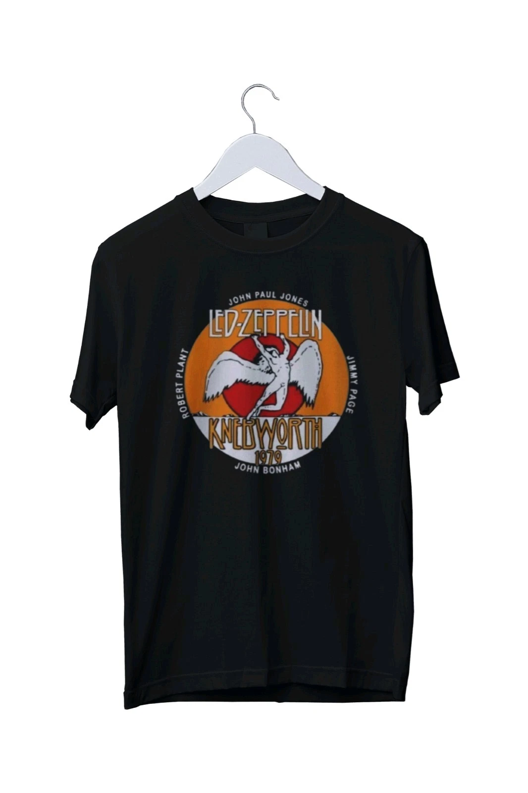 Led Z-E-P-P-E-L-I-N At Knebworth 1979 Music Mens T-Shirts S M L XL 2 3 4 XL