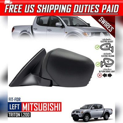 鏡 TRITON MIRROR SIDE DOOR MIRROR FOR MITSUBISHI TRITON L200 2005-2014 ELECTRIC 5