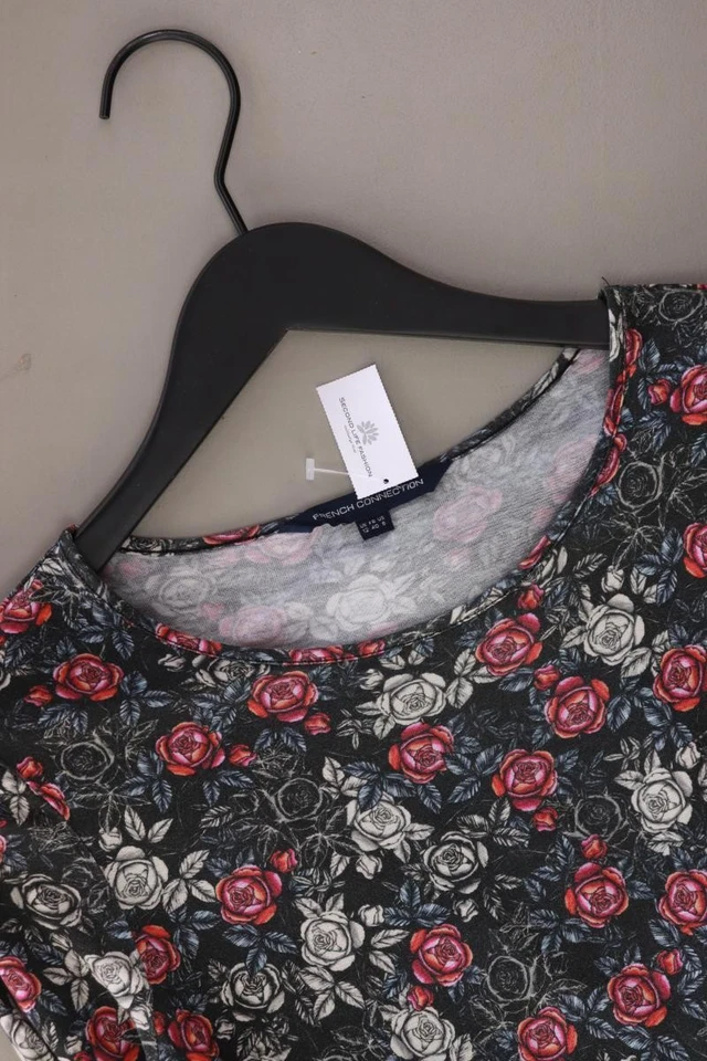 ⭐ French Connection vestito per le signore taglia UK 12, M, 40 grigio ⭐ - Immagine 3 di 4