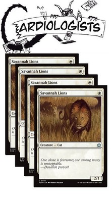 Savannah Lions x4 | Magic the Gathering MTG | Foundations | NM