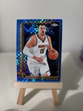 2025-26 NBA Topps Chrome Nikola Jokic BLUE X-Fractor Refractor #25