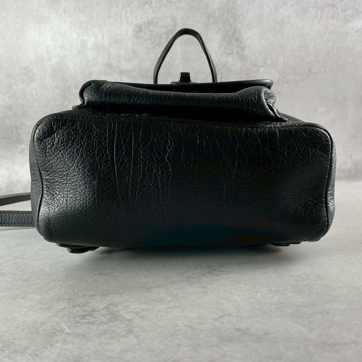 COACH Patchwork Denim Leather Mini Backpack Black… - image 7