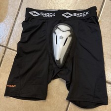 Shock Doctor Core Compression Shorts With Bioflex Cup Size Large - Mens L Black