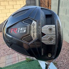 TaylorMade R15 430 Driver Graphite Stiff Flex RocketFuel Adjustable Loft 46.5"