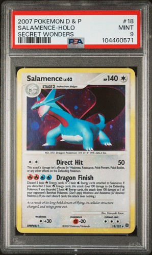 Salamence graded PSA 9 for sale on eBay