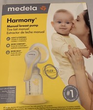 Medela Harmony Manual Breast Pump Flex Shields 24mm Portable Bottle Comfort NIB